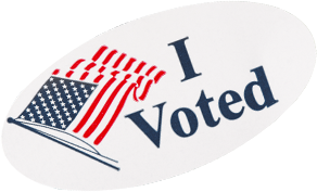 I voted sticker